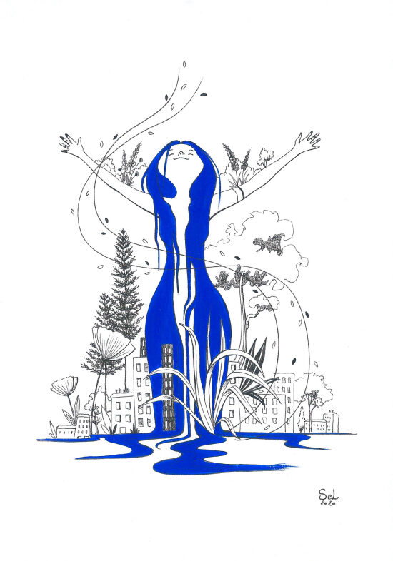 Respiration - dessin personnel