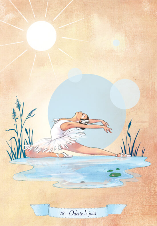Carte : Odette en cygne de l'Oracle du Lac des cygnes