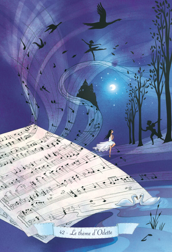 Carte : theme-musical de l'Oracle du Lac des cygnes