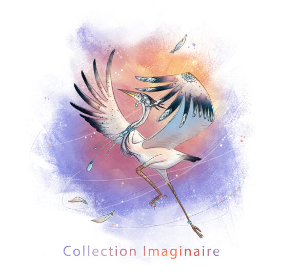Logo de collection pour l'éditeur Le héron d'argent