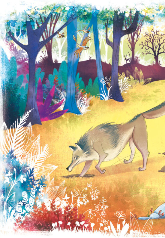 Album jeunesse  "Une faim de Loup" édition Mazurka