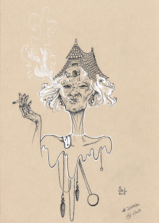 Inktober 2018 - Clock