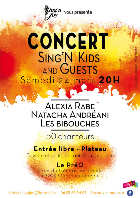Affiche Sing'N Joy